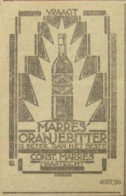 Constant Marres-oranjebitter-1922- afbeelding martkplaats